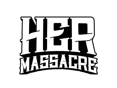 Her Massacre - Branding 3d logo gaming streamer streaming twitch