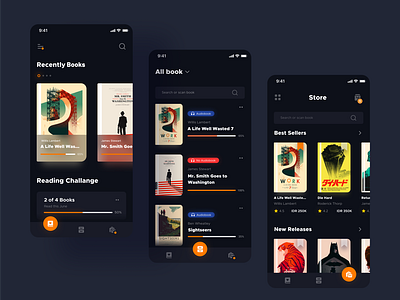 Online Book Application Concept