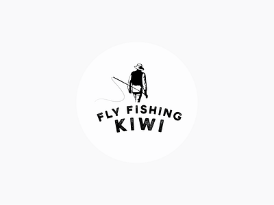 Fly Fishing Kiwi Identity fishing identity minimal rustic