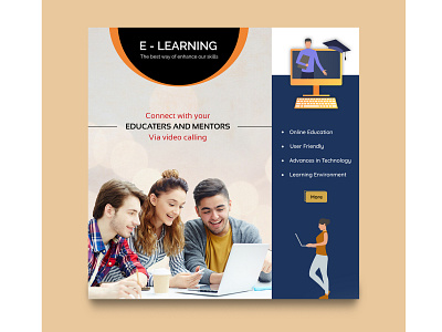 Advertisement Design ( E-Learning - The best way of enhance our