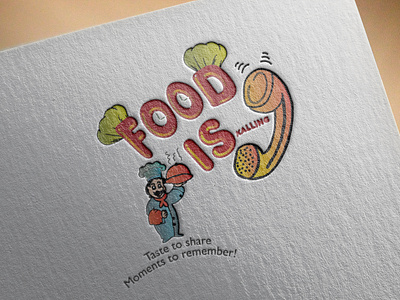 Food Logo brand branding food logo logodesign restaraunt