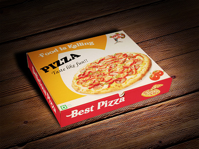 Pizza Packaging Design brand branding design food multimedia packaging pizza restaraunt