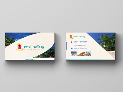 Visiting Card Design brand branding business card design holiday multimedia travel vacation visiting