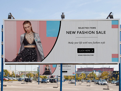 Fashion Banner banner creative design fashion graphic sale style