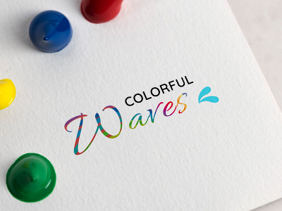 Logo Design (Colorful Waves) 99designs colorful creative design designlife designlove graphic logo photoshop love waves