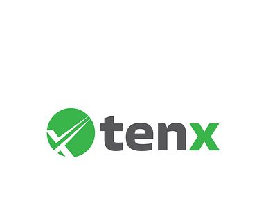 Tenx Logo branding graphic design logo ui