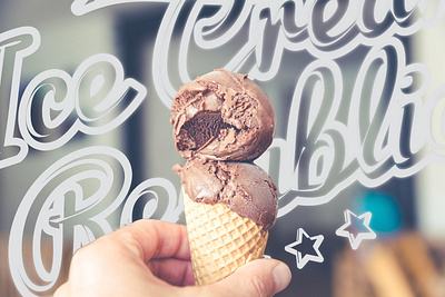 Ice Cream Shop Branding branding design logo vector