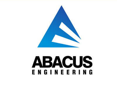 Abacus Logo design flat logo typography