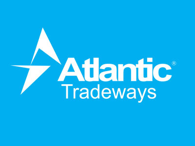 Atlantic Logo branding design flat logo