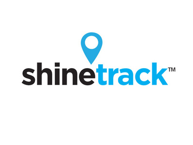 Shine track logo branding flat logo