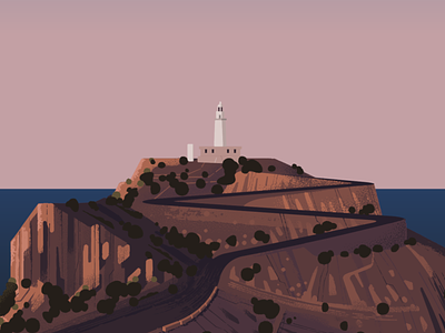 Mallorca WIP cliffs cycling hill lighthouse majorca mallorca road rocks sunrise