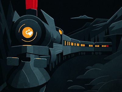 Murder - Detail blood murder night orient express screen print train