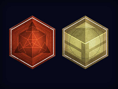 Lost symbols of the fallen avatar badge emblem patch scifi