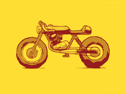 Motorbike illustration motorbike