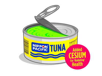 Added Cesium can humour illustration mitn parody t shirt tin tuna vector