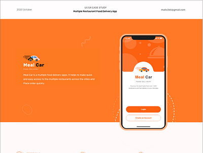 Food Delivery App Case-Study app design magmags multiple restaurant single order ui ux