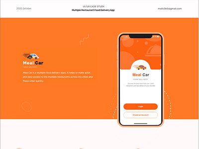Food Delivery App Case-Study app design magmags multiple restaurant single order ui ux