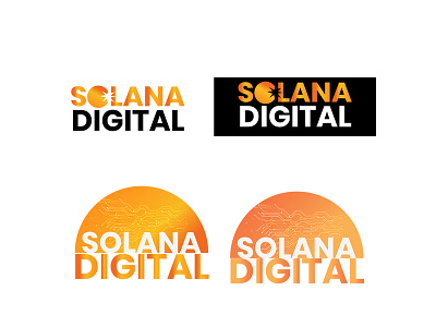 Solana Digital design digital logo madmags morning solana