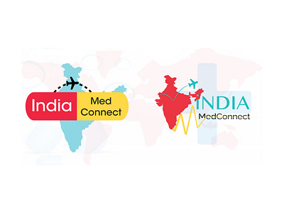 India Med Connect branding design illustration india logo madmags medical tourism tours