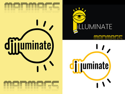 P3 Illuminate design illustration learning logo logoart. madmags