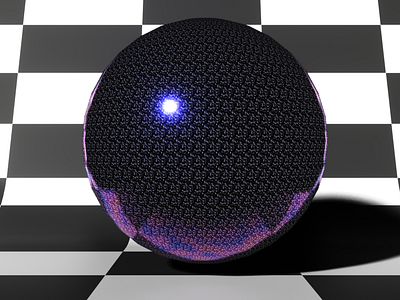 Dark Purple Carbon Fiber Blender Shader