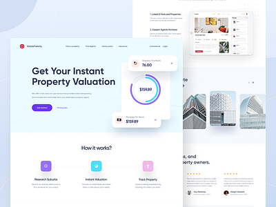 Real Estate Business Landing Page UI Design landing page ui landing pages landingpage mortgage properties property property search propertybusiness real estate real estate agency realestate realestate logo realestateagent uidesign uidesigner uiux uiuxdesign valuation website website ui