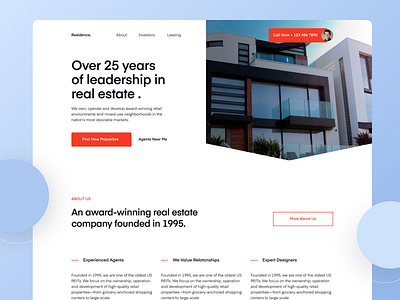 Real Estate Agency Website Design