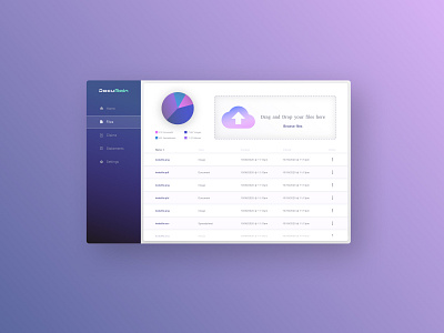DocuMain | Cloud File Management analytics attachment cloud cloud file figma file management file manager file sharing file storage file types file upload file uploader files product design relaxed ui uiux