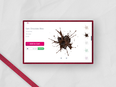 Valentine's Day Shopping chocolate ecommerce figma holiday theme minimal online shop online shopping online store retail shopping ui uiux valentine valentine day