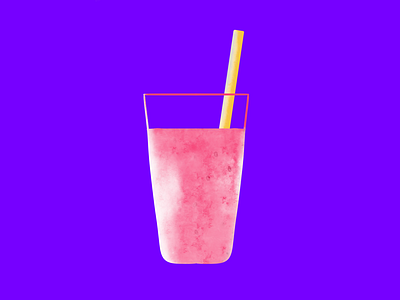 Smoothie Illustration art illustrate illustration minimal poster