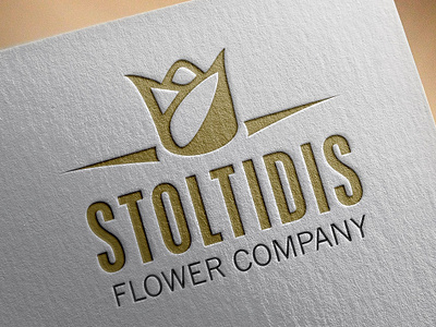 Flower Company Logo brand and identity branding design graphics logo logo design typography vector