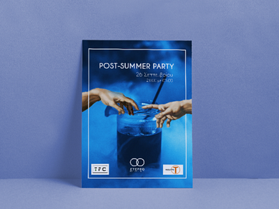 Poster for party poster design graphic