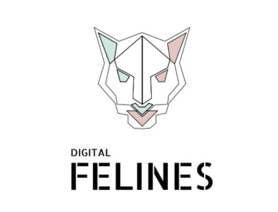 Digital Felines / logo design branding design graphicdesign logo minimal socialmediamarketing vector