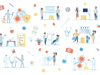 Coronavirus Pandemic Scene Creator Kit