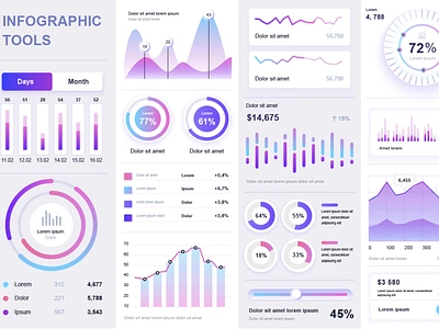 Infographic Elements Template chart diagram elements flowchart graph graphic icon info infochart infograph infographic infographics presentation step template timeline toolkit vector web workflow