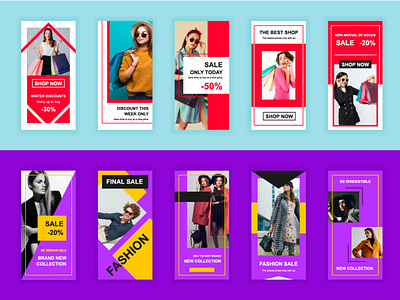 Shopping and Fashion Instagram Stories Template