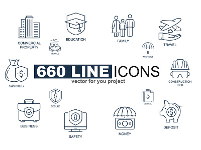 Vector Line Icons Pack app bundle collection concept design icon line linear lineart lined logo mobile outline pack set simple ui vector web website