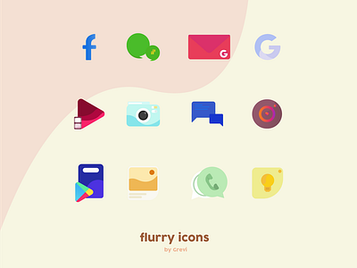 random dock icon preview app brading flat icon icon design icons minimalist