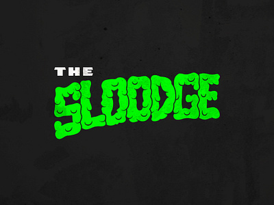 The Sloodge Logo branding logo typography vector