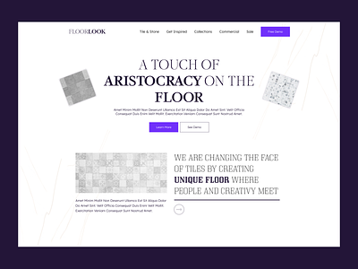 Floor Look | Creative Floor Tiles tiles ui ui designer uidesign ux ux design ux designer ux ui web web design web ui website website design