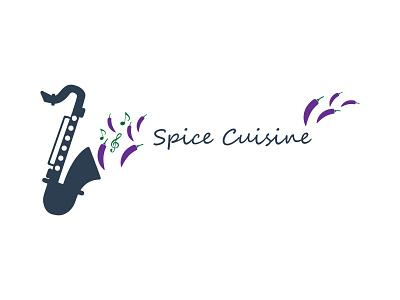 Spice Cousine food logo graphic design logo spice logo