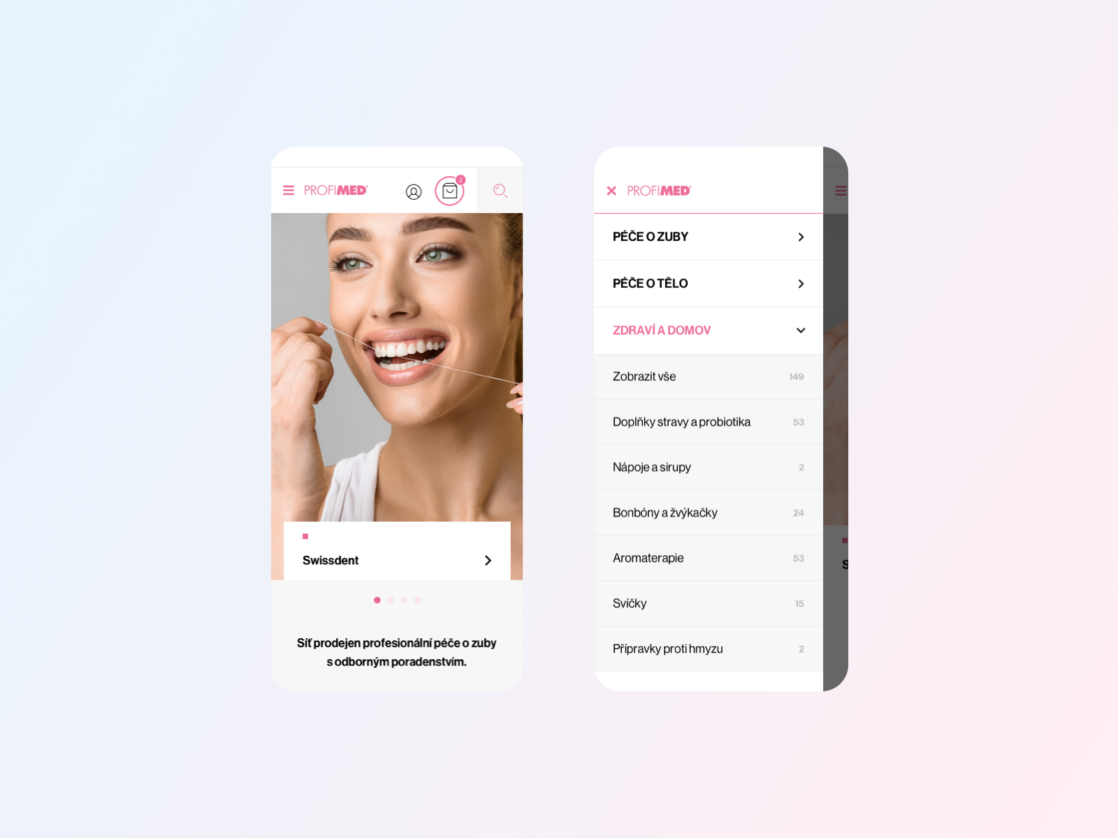 Profimed — Redesign Concept by Jakub Resl on Dribbble