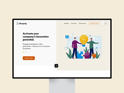 Ideapoly — Landing page