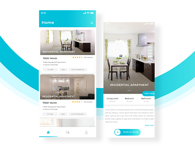 Real estate app Ui design detail page flat searching gredient home page design home searching real estate ui ui ux user experience user experience design user interface ux design