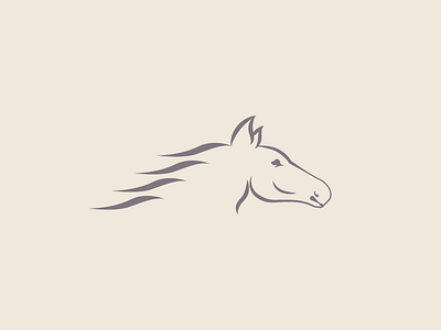 Head Horse Logo animal animation branding clean design flat icon identity illustration illustrator logo minimal modern vector