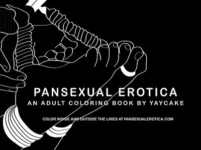 Pansexual Erotica Coloring Book coloring book design erotica illustration illustrator