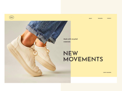 New Movements concept Kickstarter брендинг дизайн типография