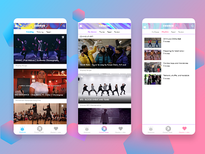 Choreo | Learn Choreography Mobile App choreo choreography dance mobile ui videos