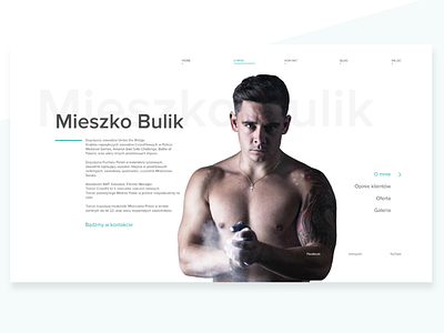 Website for Personal Trainer