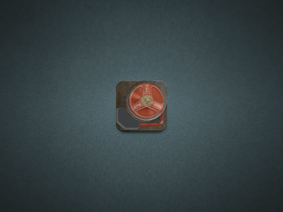 Vintage reel to reel icon